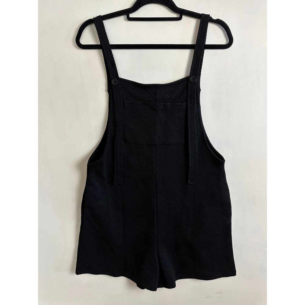 Dokotoo‎ Women's Overall Romper Large Black NWT